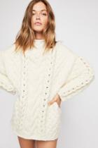 Braided Cable Pullover Sweater By Free People